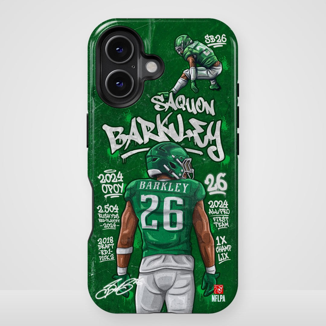 Saquon Barkley NFLPA Graffiti 27 phone case