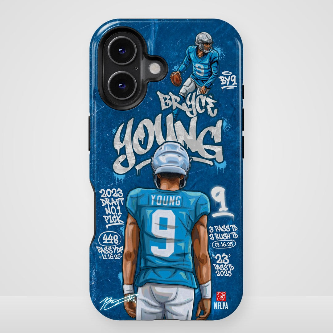 Bryce Young NFLPA Graffiti 27 phone case