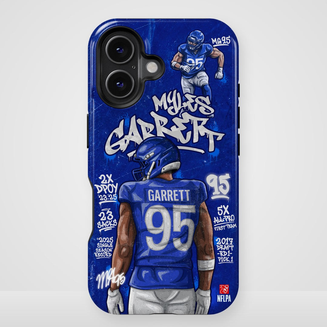 Myles Garrett NFLPA Graffiti 27 phone case