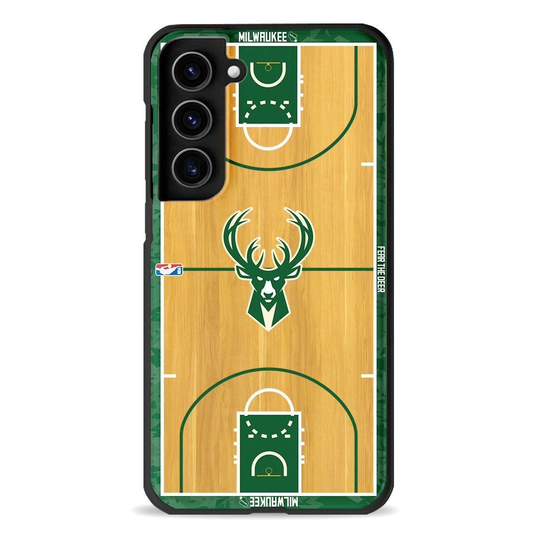 Milwaukee Bucks - NBA Authentic Wood Case (Samsung)